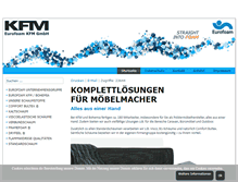 Tablet Screenshot of eurofoam-kfm.de